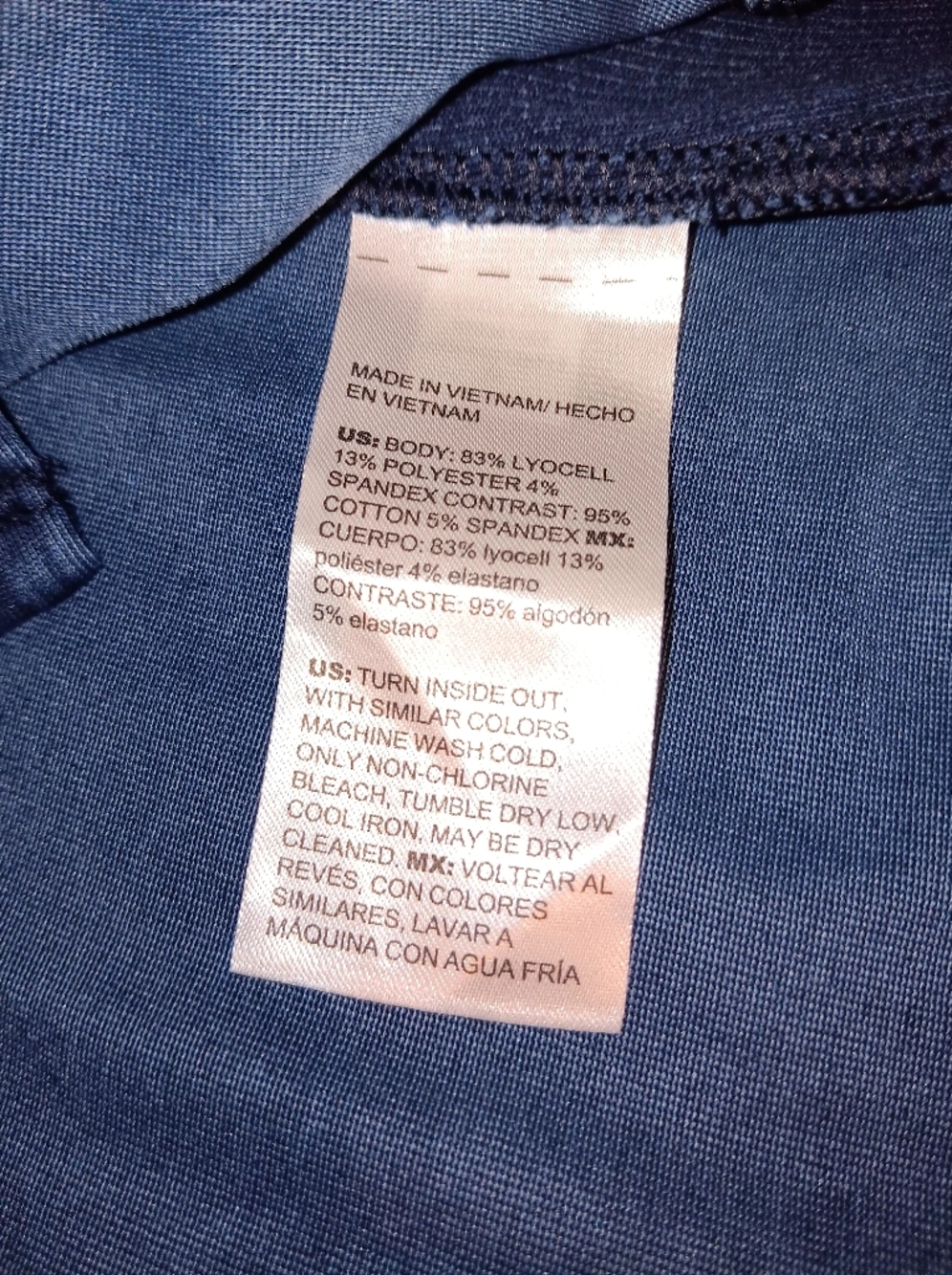 Chico's Indigo Textured Button-Front Shirt NWT - Picture 12 of 12